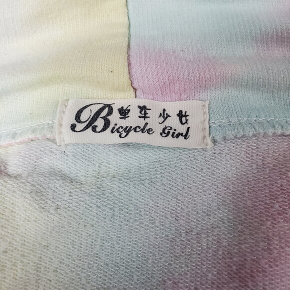 Pastel Tie Dye Zipper Hoodie - Picture 6 of 7